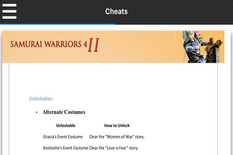 Pro Game Guru - Samurai Warriors 4-II Version screenshot 2