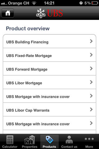 UBS Mortgages screenshot 4