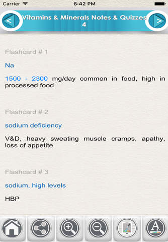 Fundamentals of Vitamins and Minerals for self learning & Exam Preparation2000Flashcards screenshot 3