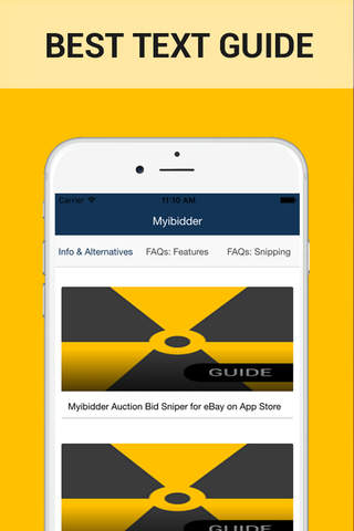 Guide for Myibidder Auction Bid Sniper - Ebay Pps screenshot 2