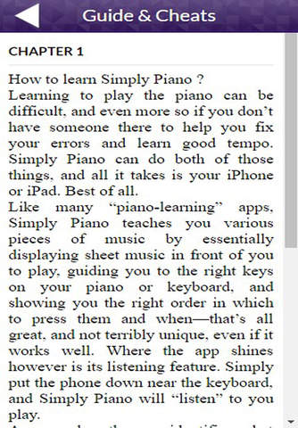 App Guide for Simply Piano screenshot 2
