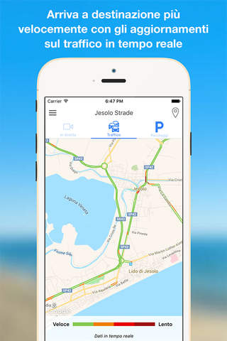 Jesolo Strade - Traffico, Parcheggi e Navigazione screenshot 2