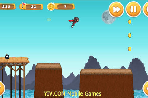 Ninja Run - Sky Challenge screenshot 3