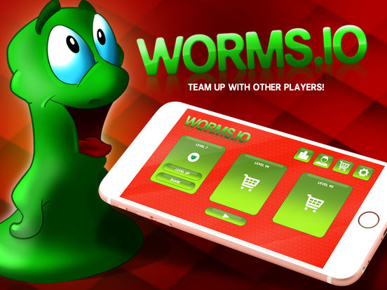 Worms.io на iPad