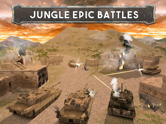Tank Battle: Army Warfare 3D Full - Join the war battle in armored tank! для iPad