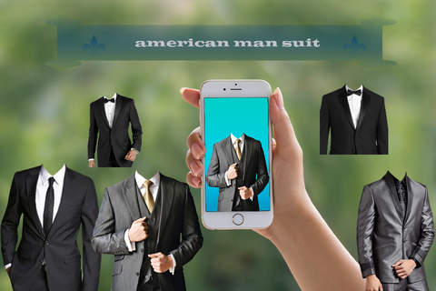 American man suit & photo editor screenshot 4