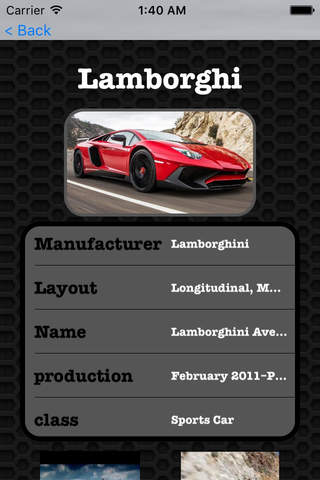 Best Cars - Lamborghini Aventador Edition Photos and Video Galleries FREE screenshot 2
