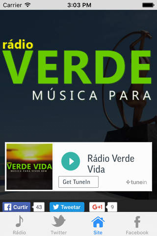 Rádio Verde Vida screenshot 2