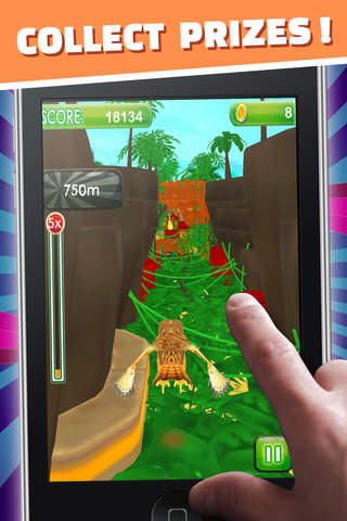 Puffy Owl Crazy Flying - FREE - 3D Jungle Bird Escape Obstacles Race screenshot 2