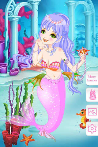 Pretty Mermaid Girls Makeup – Delicate Fashion Salon Game for Girls and Kids screenshot 2