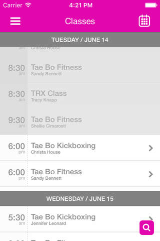 Team Tae Bo® Fitness Franklin Studio screenshot 3