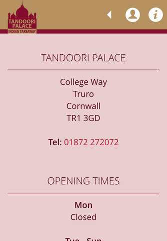 Tandoori Palace screenshot 3