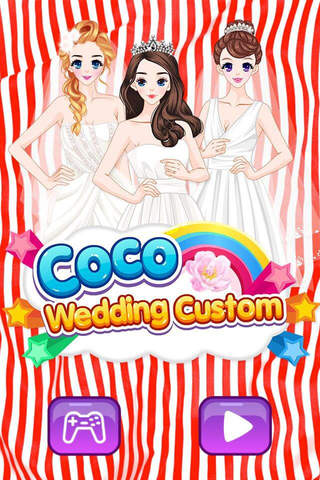 Coco Wedding Custom – Fashion Bride Dress up Salon Game for Girls, Kids and Teens screenshot 3