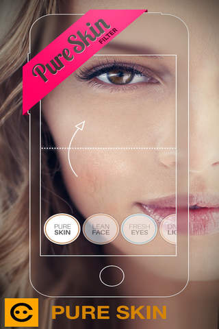 Selfie Beauty Photo Editor With Makeup & EyeTuner for Facetune screenshot 4