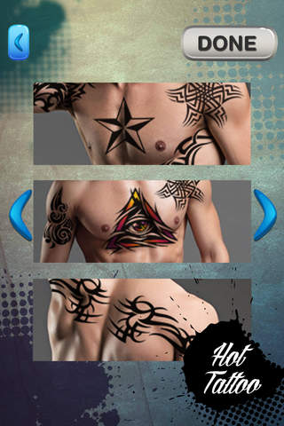 Hot Tattoo Sticker Booth - Body Painting Design.s Photo Montage for Cool Makeover screenshot 2