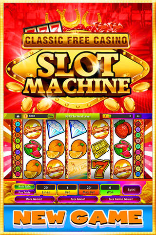 Classic Casino HD:Sloto Mega Slots Machines! screenshot 3