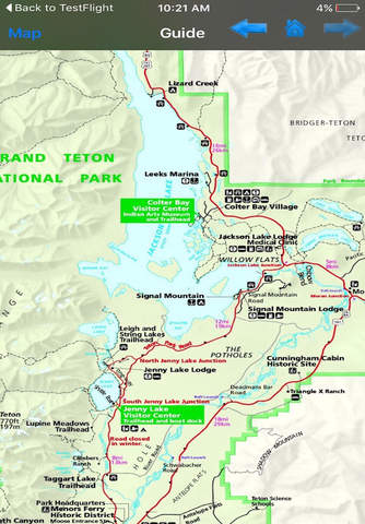 Grand Teton National Park - GPS Map Navigator screenshot 4