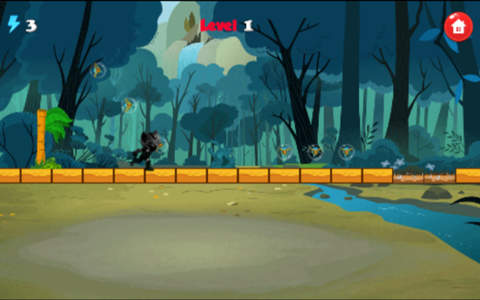 Adventure Running Jumper Game Black Panther Edition screenshot 2