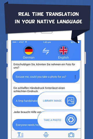 Translator & Dictionary with Speech - The Fastest Voice Recognition , The Bigger Dictionary screenshot 2