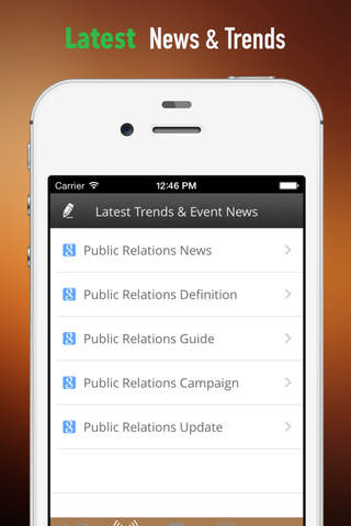 Public Relations: Guide with Glossary and Top News screenshot 4