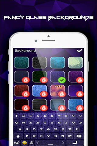 Glass Keyboard Themes for iPhone – Create Custom Qwerty Keyboards with Cool Designs And Fonts screenshot 4