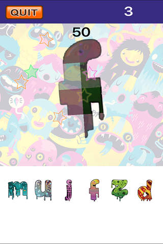 Monster ABCs Alphabet Fun and Learn to Play Guess Shadow of ABCs Monster Gang screenshot 3