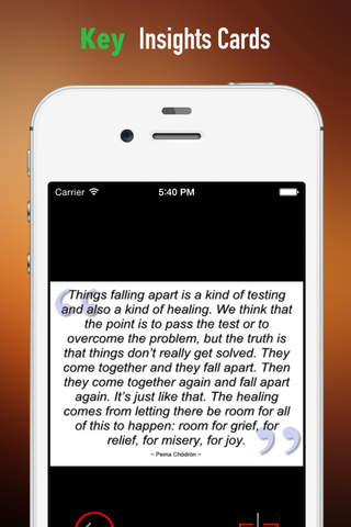 When Things Fall Apart: Practical Guide Cards with Key Insights and Daily Inspiration screenshot 4
