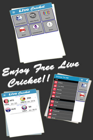 Cricket TV HD - Live ODI T20 Test Matches Free screenshot 3