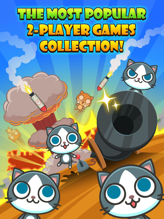 Cats Carnival-2 Player Games Collection&Multiplayer Party Game Tom vs Kitty!のおすすめ画像1