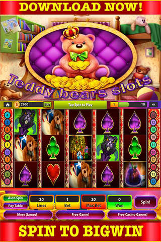 777 Casino Gold Of LasVegas:Teddy Slots Game screenshot 3
