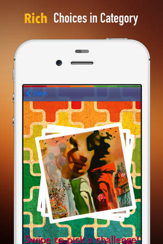Memorize Art for Salvador Dali by Sliding Tiles Puzzle: Learning Becomes Fun screenshot 2