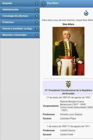 The presidents of Ecuador screenshot 3