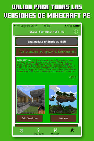 Seeds for Minecraft Pocket Edition - Free Seeds PE screenshot 2