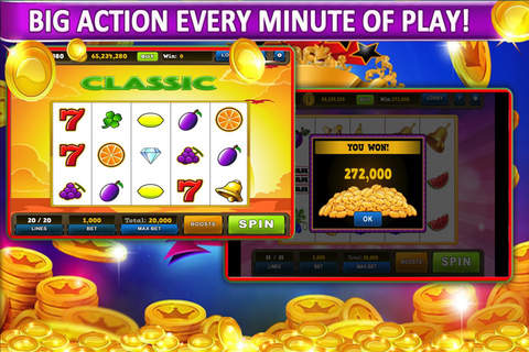 Jackpot 777 - Classic Old Vegas Lucky 777 Slot Machine Simulator - FREE Slots Casino screenshot 2