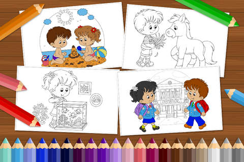 Coloring Book for Little Boys, Little Girls and Kids screenshot 2