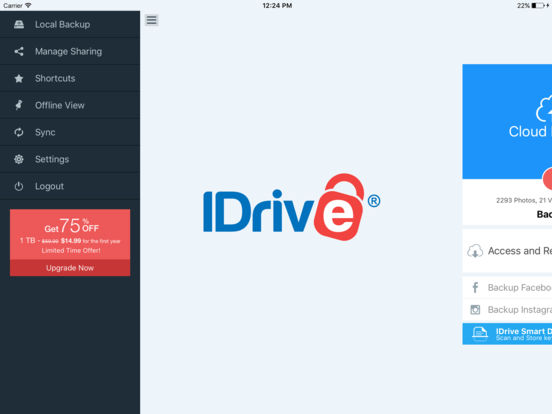 idrive online backup app