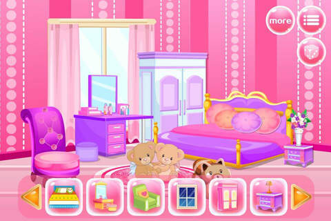 Princess Doll House – Fantasy Girly Room Decoration Salon Game screenshot 3