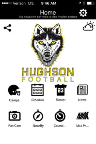 Hughson Husky Football screenshot 2