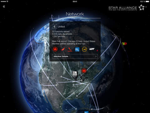 Star Alliance Navigator for iPad screenshot 3