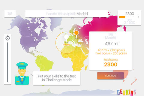 Free World Geography App: GeoKids World - Game for Kids screenshot 3