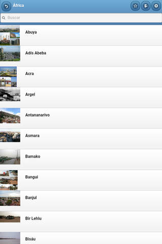 Directory of capitals screenshot 2