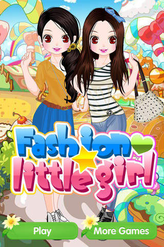 Fashion Little Girl - dress up games for girls screenshot 2