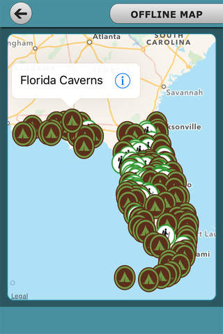 Florida - Campgrounds & Hiking Trails screenshot 3