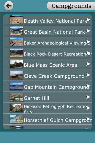 Nevada - Campgrounds & Hiking Trails screenshot 4
