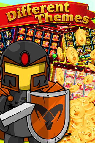 War Armory Knight of Clash Supreme Slots Machine screenshot 2