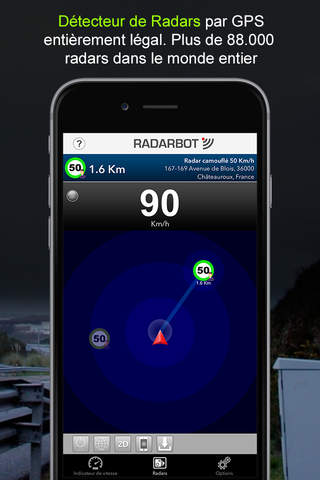 Radarbot Pro Speedcam Detector screenshot 3
