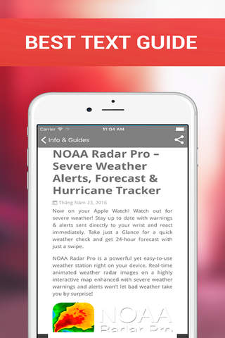 Guide for NOAA Radar Pro - Earthquakes Warnings screenshot 3