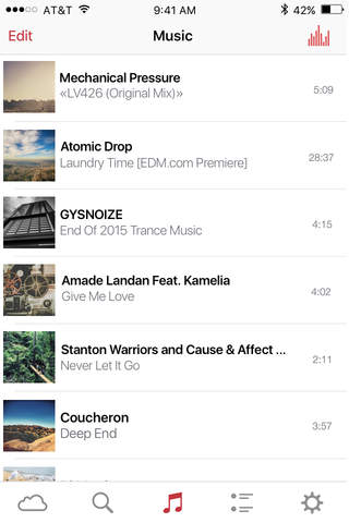Mplayer - Music Player for Cloud! screenshot 2