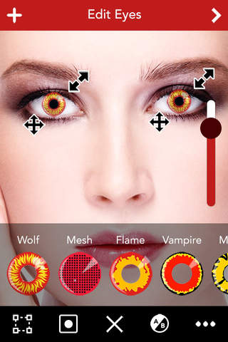 Vampire Eye Color Changer - Red Eye Remover to Create Scary Eye Color Effect for Instagram screenshot 2