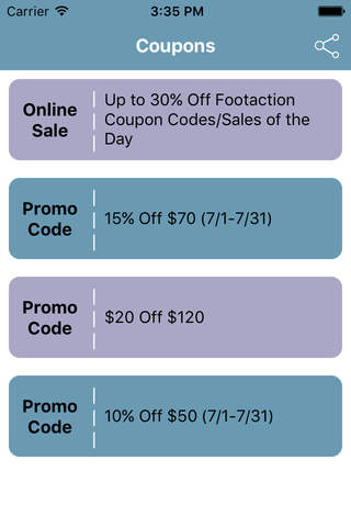 Coupons for Footaction Shopping App screenshot 2
